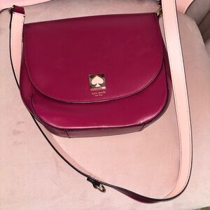 Kate Spade Berry and Blush Crossbody Bag